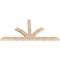 Ekena Millwork Richland Smooth Timber Gable Bracket, Douglas Fir, 96"W x 48"H x 3 1/2"D x 5 1/2"F, 12/12 Pitch GBW096X48X0406RIC00SDF - alternate 5